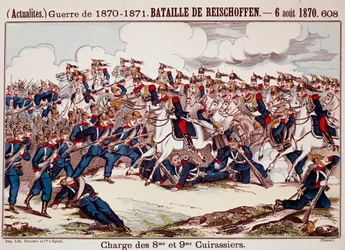Schlacht von Wörth am 6. August 1870 (Gravur)