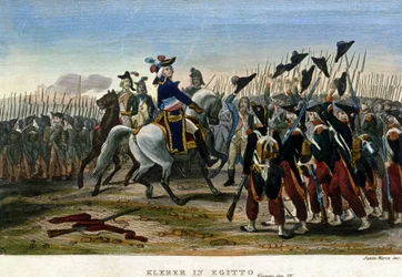 Ägyptische Expedition (1798-1801): General Jean Baptiste Kleber (1753-1800) in Ägypten. Napoleon Bonaparte überließ ihm im August 1799 das Oberkommando der Armee.