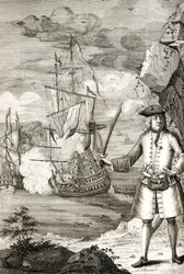 Captain Henry Avery nimmt eines der Schiffe des Großen Moguls