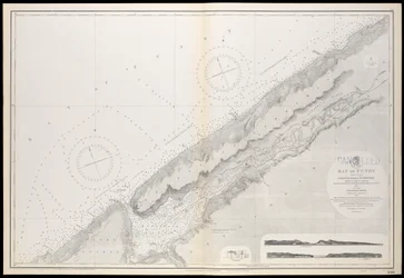 Karte von Nova Scotia, Bay of Fundy, Gullivers Hole bis St Croix Bay, erstmals veröffentlicht am 10. Februar 1858