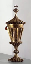 Vergoldeter Silberkelch