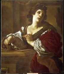 Cleopatras Selbstmordszene mit der Aspis