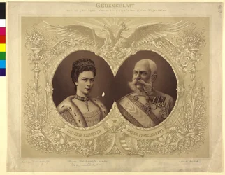 Gedenkblatt zur 40-jährigen Hochzeitsfeier Ihrer Majestät 24. April 1854