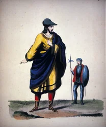 Kostüm des Grafen di Luna für die Oper „Il Trovatore“ von Giuseppe Verdi