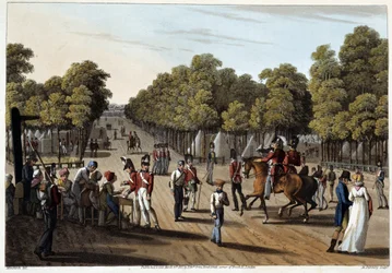 Englisches Lager im Bois de Boulogne