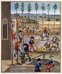 Feldarbeit - Miniatur