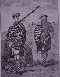 Hochlandsoldaten Ende des 18. Jahrhunderts