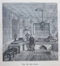 Illustration aus "Die menschliche Rasse" von Louis Figuier
