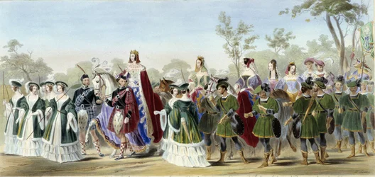 Jane Georgina, Lady Seymour - in „Ritter von England“ von J. Whatman, hrsg. von T. M