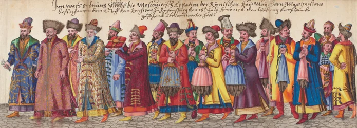 Moskowitische Botschafter beim Reichstag in Regensburg, 18. Juli 1576