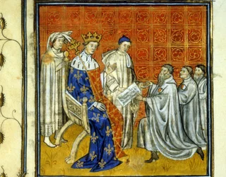 Ludwig X. (1289-1316) gewährt den Juden des Königreichs eine Charta - Rückkehrrecht der Juden nach Frankreich im Jahr 1315 nach der Vertreibung von 1308 durch Philipp den Schönen