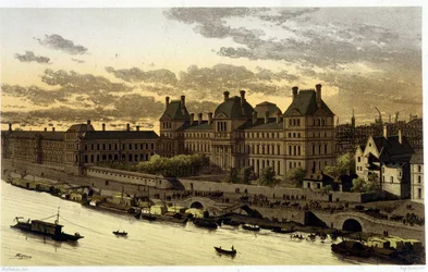 Louvre unter Ludwig XIV. in „Paris durch die Jahrhunderte vom 13. Jahrhundert bis zur Gegenwart“ 1882