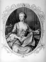 Madame de Pompadour, Jeanne Antoinette Poisson (1721-1764) (Marquise von Pompadour)