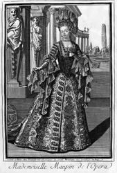 Mademoiselle Maupin (1670-1707), französische Sängerin