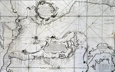 Karte des Pazifischen Ozeans