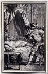 Mona Lisa - in „Erzählungen und neue Verse“ von Jean La Fontaine, 1762