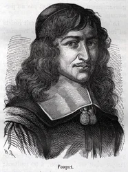 Nicolas Fouquet (1615 - 1680), französischer Staatsmann. Gravur aus „L