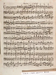 Seite der Partitur von L