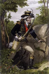 Ganzkörperporträt des Chouan-Anführers François Athanase (François-Athanase) de Charette de la Contrie (1763-1796)