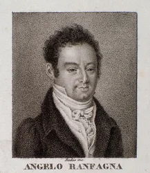 Porträt von Angelo Ranfagna (Gravur)
