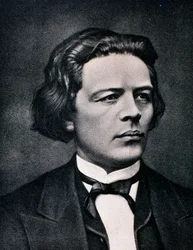 Porträt von Anton Rubinstein (Gravur)