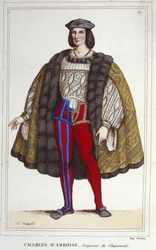 Porträt von Charles II. von Amboise (1473-1511), Herr von Chaumont