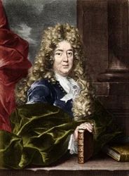 Porträt von Charles Perrault, französischer Schriftsteller