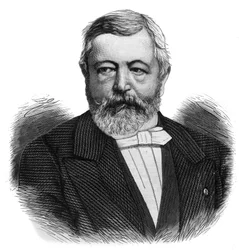 Porträt von Charles de Kerchove von Denterghem (1819-1882), belgischer Ingenieur und liberaler Politiker