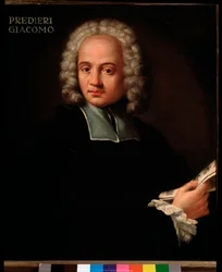 Porträt von Giacomo Predieri, italienischer Organist und Kornettist