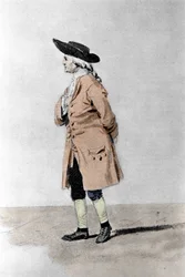 Porträt von Henry Cavendish (1731-1810), englischer Philosoph und Chemiker. Lithographie, um 1851