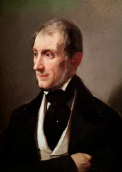 Porträt des italienischen Romanciers und Dichters Tommaso Grossi (1790-1853)