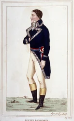 Porträt von Lucien Bonaparte (1775-1840) (Stich von 1830)