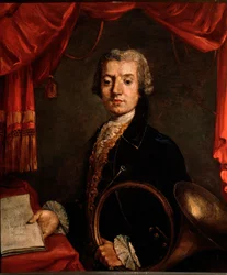 Porträt von Luigi Brizzi, italienischer Hornist