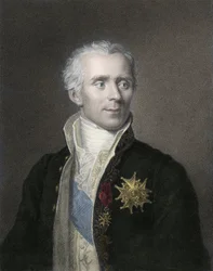 Porträt von Pierre Simon, Marquis de Laplace, Mathematiker und Astronom (1749-1827) - Pierre Simon Laplace (1749-1827), französischer Mathematiker