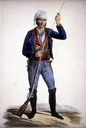 Porträt eines sizilianischen Räubers