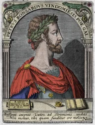 Porträt des französischen Dichters Pierre de Ronsard (1524-1585)