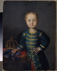 Porträt des Zaren von Russland Iwan VI. Antonowitsch.