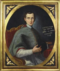 Porträt des Opernlibrettisten und Dichters Lorenzo Da Ponte (1749-1838) als Bischof
