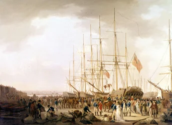 Portsmouth, Einschiffung britischer Truppen