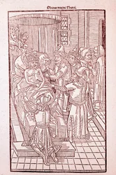 Wahrscheinlich Sultan Mehmed II im Jahr 1481 (Gravur)