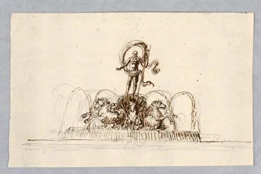 Entwurf für einen Brunnen