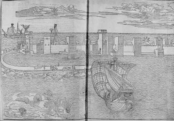 Rhodos - in „Les Saintes Peregrinations“ von Bernard de Breydenbach