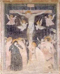 Kreuzigungsszene, Pomposa-Abtei, Italien