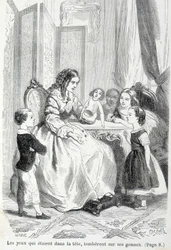 Sophie und die kaputte Puppe - in „Die Leiden der Sophie“ von der Gräfin von Ségur, Hachette