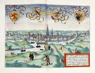 Die Stadt S-Hertogenbosch, Niederlande, 1588