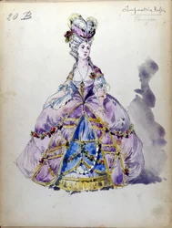 Die Dame mit dem Spaten: Oper komponiert 1890 von Piotr Iljitsch Tschaikowski