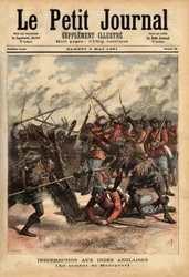 Die Schlacht von Manipur (oder Manipur) (Nordostindien), vom 24. bis 26. April 1891, wo britische Kolonialtruppen und Rebellen von Maharajah Kullachandra Singh (gestorben im Exil 1934), auf dem Thron seit 1890, seinen Bruder Surchandra Singh (regierte 1886