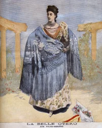Die schöne Otero im Folies-Bergère 1894