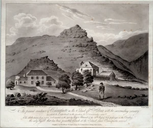 Ansicht der Insel Sainte Helene