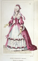 Porträt von Jeanne-Antoinette Poisson, Marquise von Pompadour (bekannt als Madame de Pompadour)
